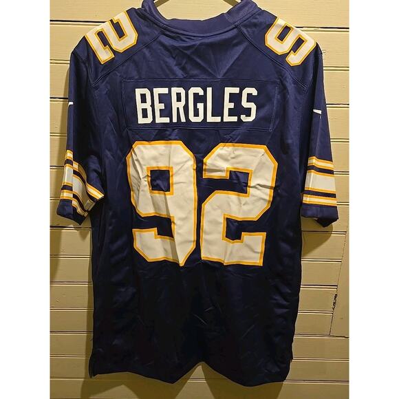 Nike Engineered Minnesota Vikings Bergles #92 Jersey Size Medium - Picture 1 of 5